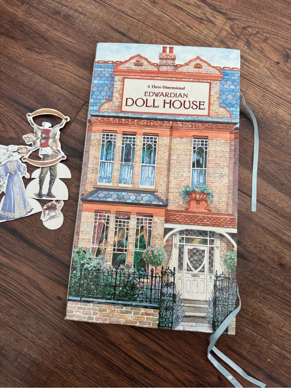Vintage 1995 A Three-Dimensional Edwardian Paper DOLL HOUSE Book 3D Pop Up Play